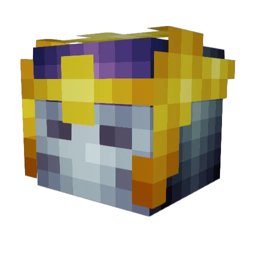 boxofdoom11 Minecraft avatar head, 3D render