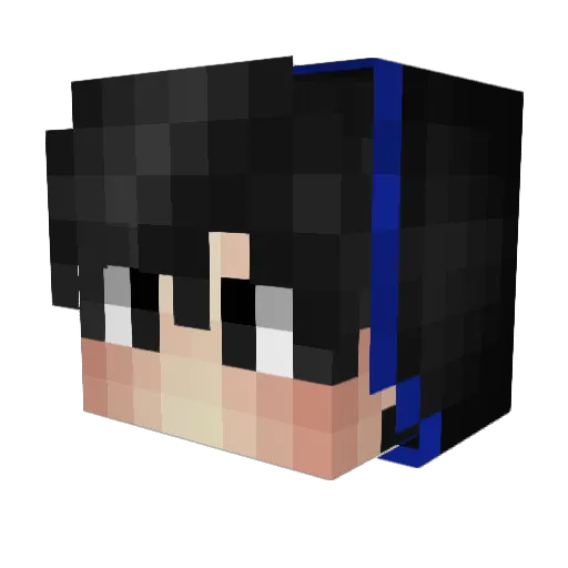 boyagge777 Minecraft avatar head, 3D render