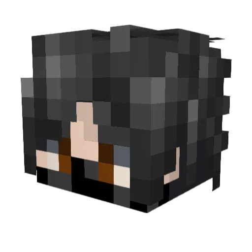 boyceasaurus Minecraft avatar head, 3D render