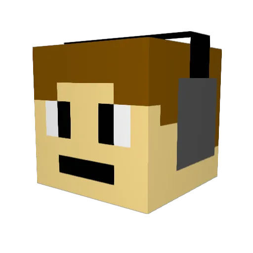 boycraft18462 Minecraft avatar head, 3D render