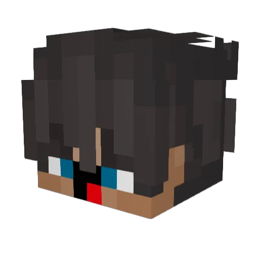 boyleee Minecraft avatar head, 3D render