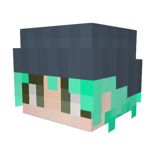 boymon24 Minecraft avatar head, 3D render
