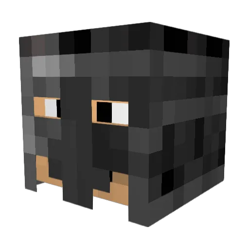 boysal Minecraft avatar head, 3D render