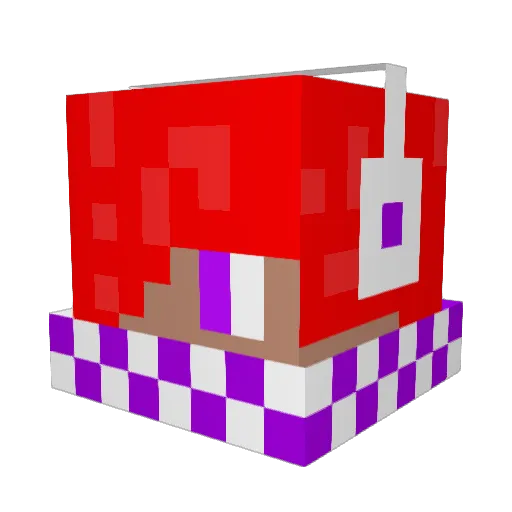 bozhi2004 Minecraft avatar head, 3D render