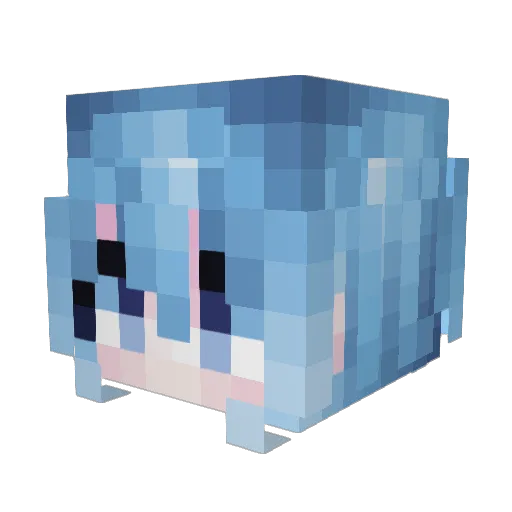 bozi_dayun Minecraft avatar head, 3D render
