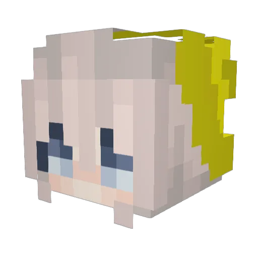 bozoclientmacros Minecraft avatar head, 3D render