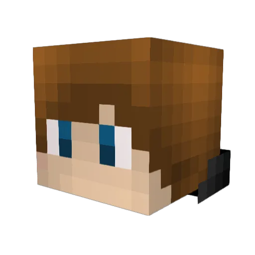 bozu56 Minecraft avatar head, 3D render