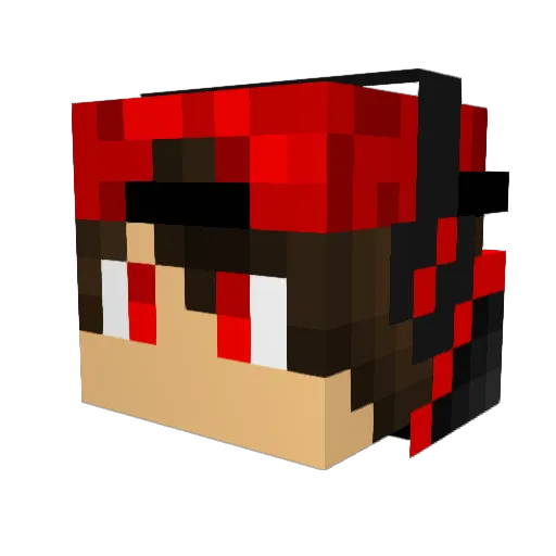 bozzyjnr45 Minecraft avatar head, 3D render