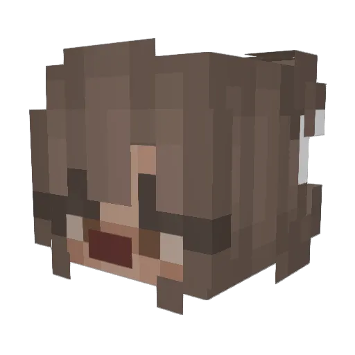 bp1501 Minecraft avatar head, 3D render