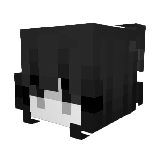 bpdfinalboss Minecraft avatar head, 3D render
