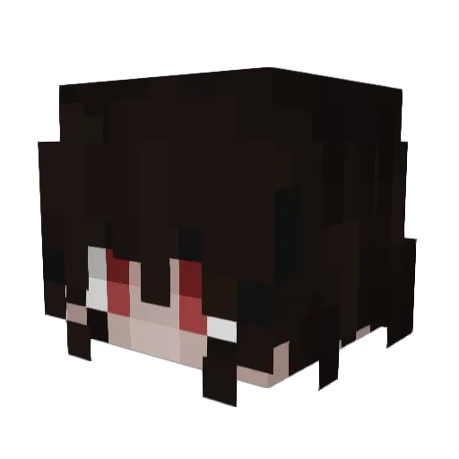 bpdminaha Minecraft avatar head, 3D render