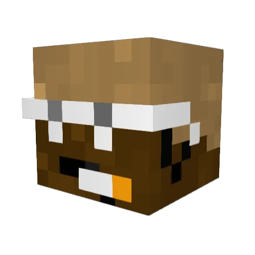 bpeppers18 Minecraft avatar head, 3D render