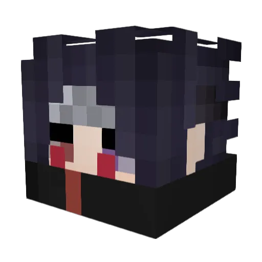 bpotb Minecraft avatar head, 3D render