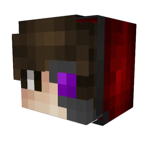 bqdMike Minecraft avatar head, 3D render
