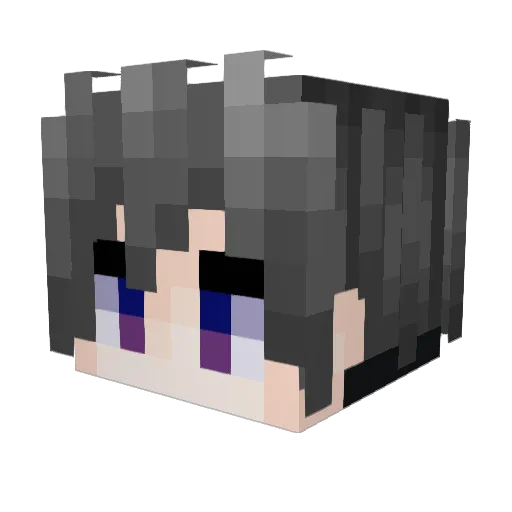 bql211 Minecraft avatar head, 3D render