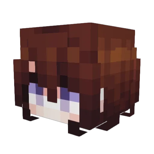 bqman Minecraft avatar head, 3D render