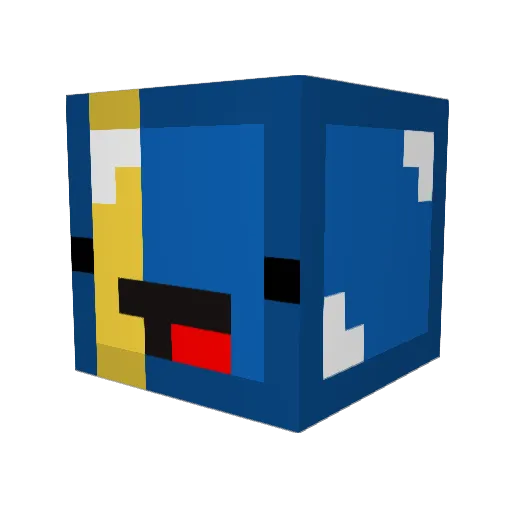 br0kule Minecraft avatar head, 3D render