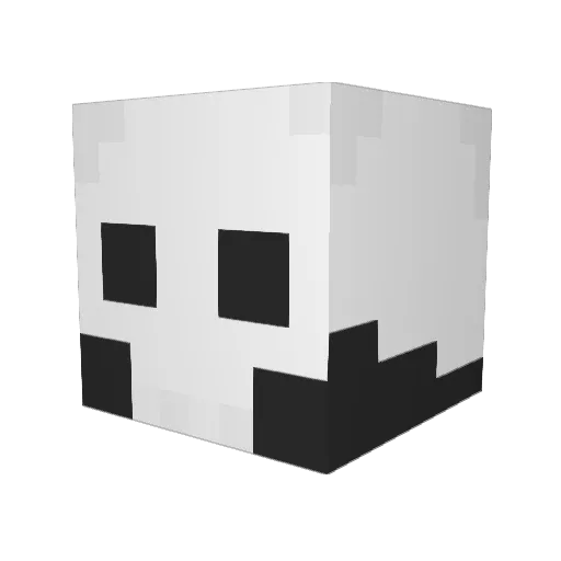 br0nn Minecraft avatar head, 3D render