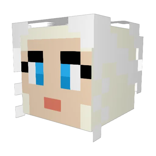 br0wnb3ar Minecraft avatar head, 3D render