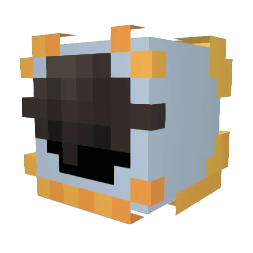 br0wnieee_ Minecraft avatar head, 3D render