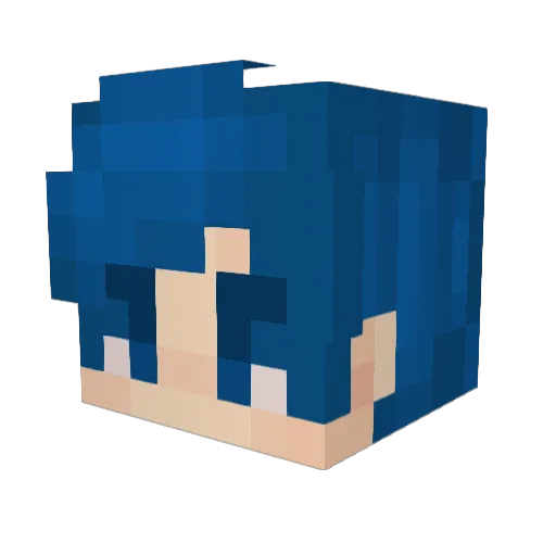 br1comp Minecraft avatar head, 3D render
