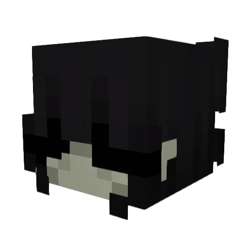 br1zz09 Minecraft avatar head, 3D render