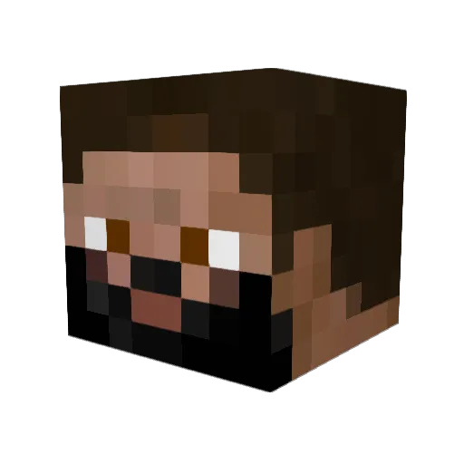 br3g0las Minecraft avatar head, 3D render