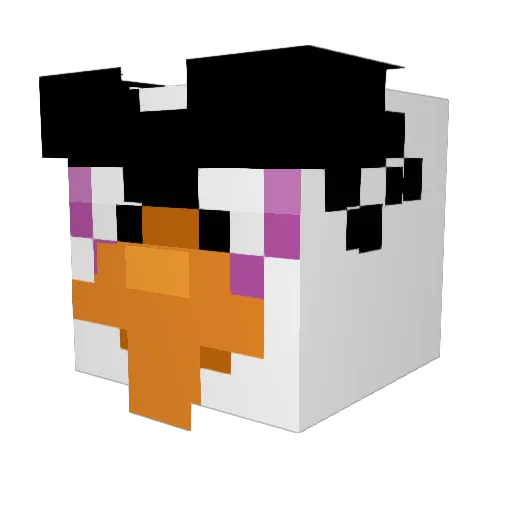 br4dl3yg0v Minecraft avatar head, 3D render