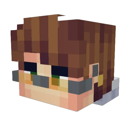 br4h_xd Minecraft avatar head, 3D render