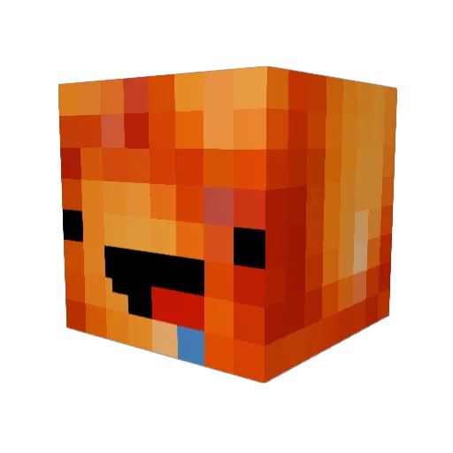 brachelb Minecraft avatar head, 3D render