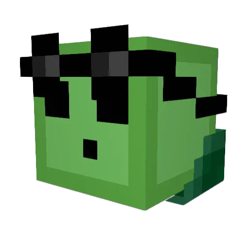 brachiosaurus22 Minecraft avatar head, 3D render