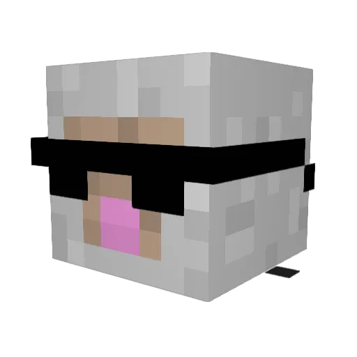 bracso4 Minecraft avatar head, 3D render