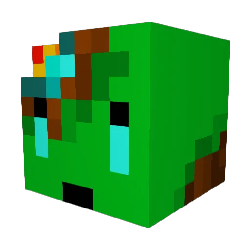 bradenm15 Minecraft avatar head, 3D render
