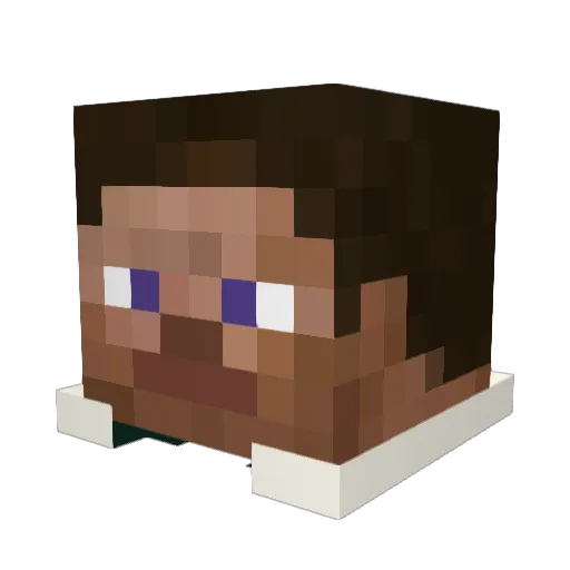 bradex32 Minecraft avatar head, 3D render