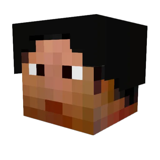 bradleyg_1690 Minecraft avatar head, 3D render