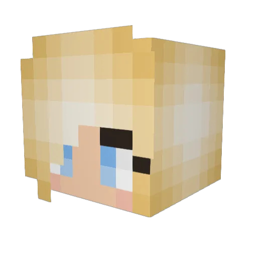bradleyhan5443 Minecraft avatar head, 3D render