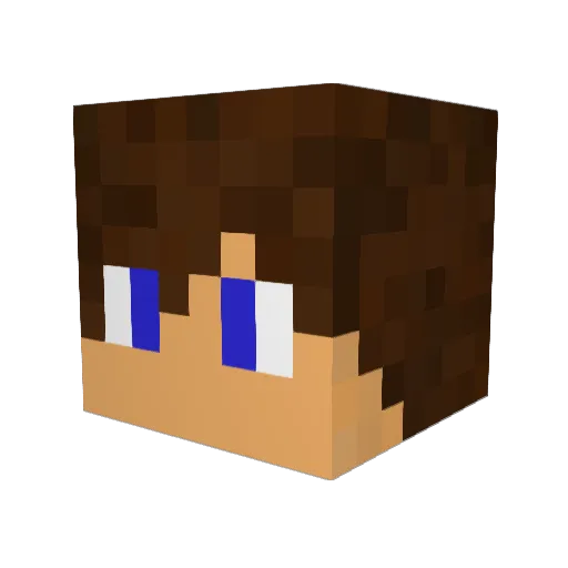 bradm11 Minecraft avatar head, 3D render