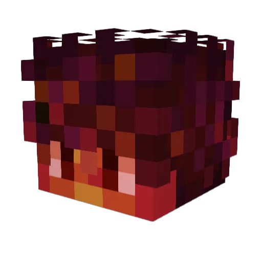 bradmarchand Minecraft avatar head, 3D render