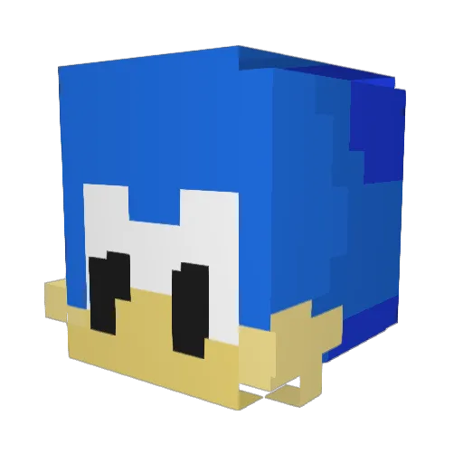 bradokuma Minecraft avatar head, 3D render