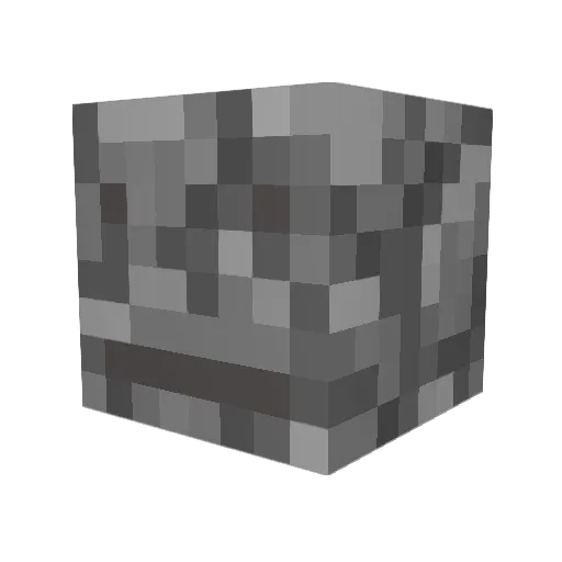 bradsm Minecraft avatar head, 3D render