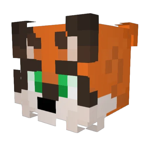 bradstud Minecraft avatar head, 3D render