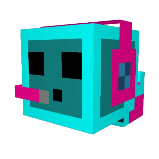 brady25 Minecraft avatar head, 3D render
