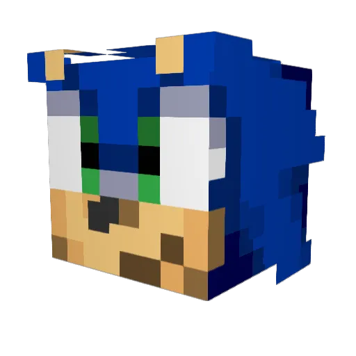 braeckalily Minecraft avatar head, 3D render