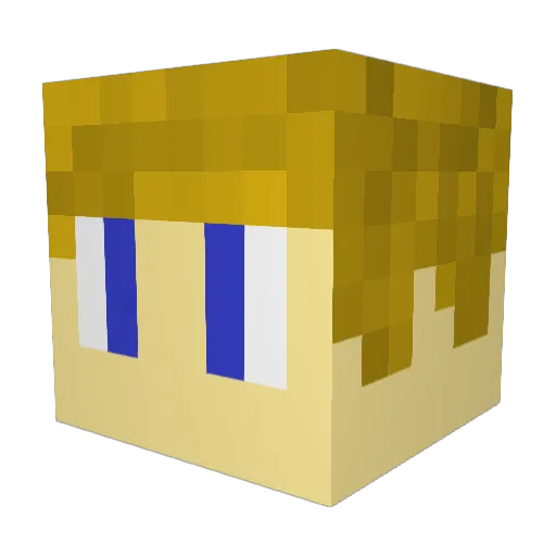 brage998 Minecraft avatar head, 3D render