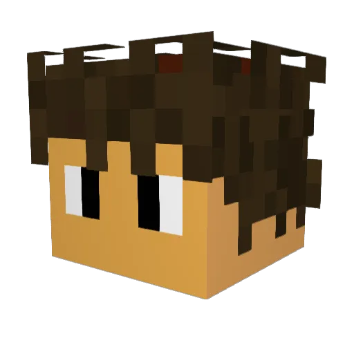 bragham12 Minecraft avatar head, 3D render