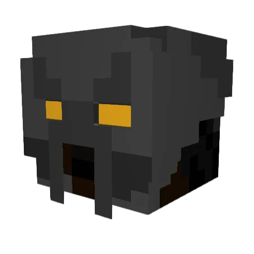 bragon_man Minecraft avatar head, 3D render
