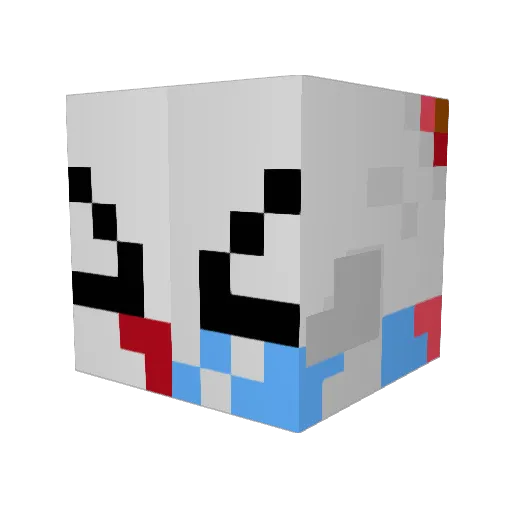 brahman2381 Minecraft avatar head, 3D render