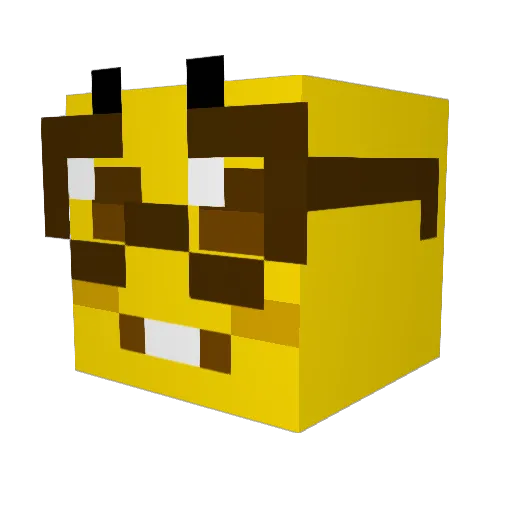 braind3ad69 Minecraft avatar head, 3D render