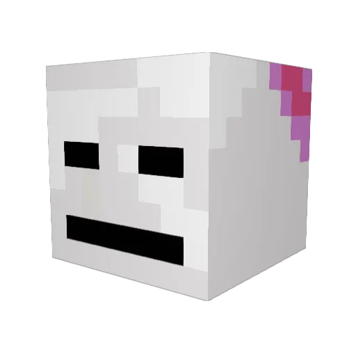 brainless87 Minecraft avatar head, 3D render