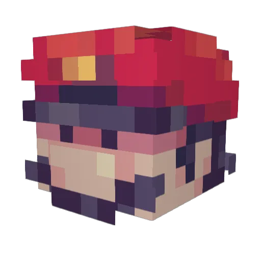 Minecraft-Avatar von brainless_moron: Kopf als 3D-Render